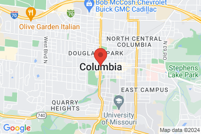 Map of Columbia College
